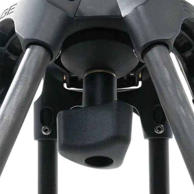 Alt view image 7 of 7 - Ikan E-Image EG05C2 3-Section Carbon Fiber Tripod with GH05 Fluid Video Head and Mid-Level Spreader