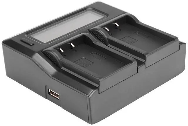 Main image of Green Extreme Dual Smart Charger with LCD Screen for Olympus BLS-50 Batteries