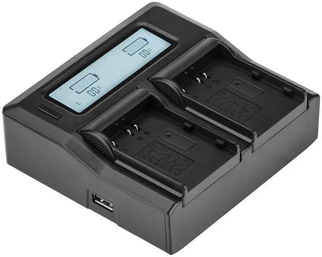 Main image of Green Extreme Dual Smart Charger with LCD Screen for Nikon EN-EL3 #GX-CH2-ENEL3