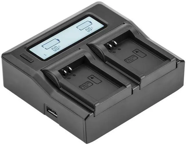 Main image of Green Extreme Dual Smart Charger with LCD Screen for Canon LP-E12 #GX-CH2-LPE12