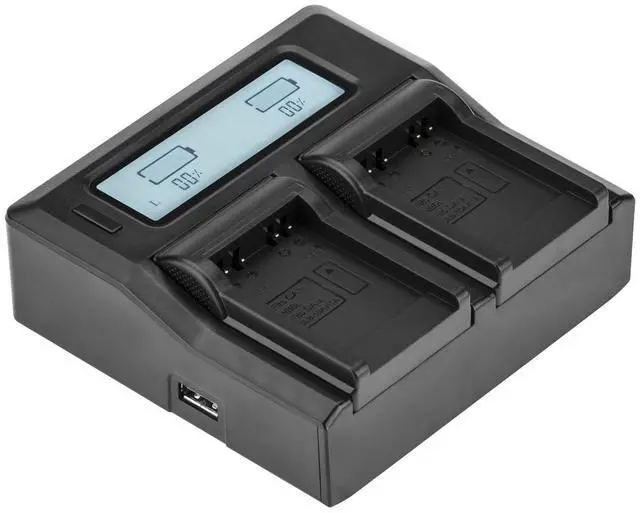 Main image of Green Extreme Dual Smart Charger with LCD Screen for Canon NB-6L #GX-CH2-NB6L