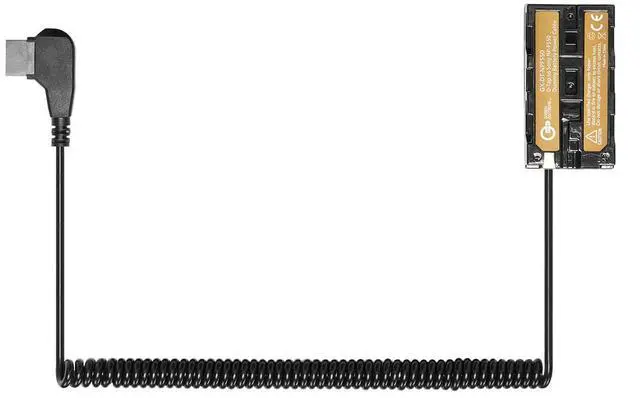 Alt view image 5 of 7 - Green Extreme D-Tap to NPF-550 Dummy Battery Power Cable #GX-DT-NPF550
