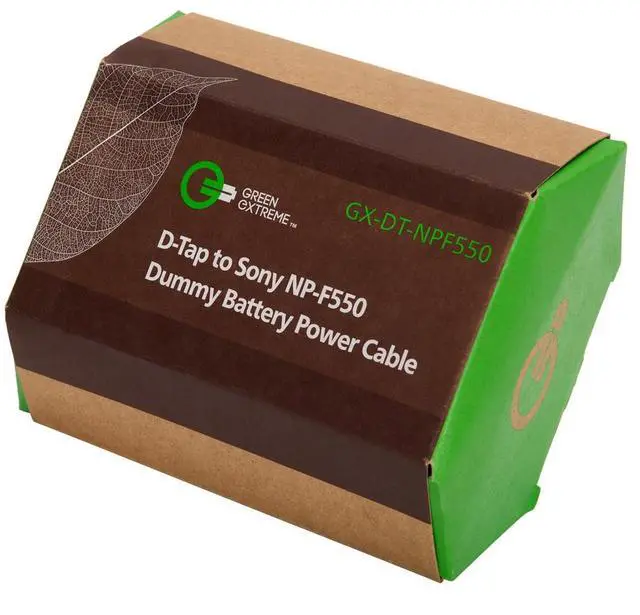 Alt view image 3 of 7 - Green Extreme D-Tap to NPF-550 Dummy Battery Power Cable #GX-DT-NPF550