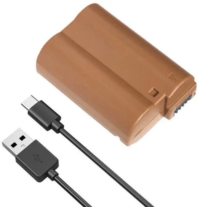 Alt view image 5 of 7 - 2x Green Extreme EN-EL15c 16.8Wh Li-Ion Battery with Dual Smart Charger,2x Plate