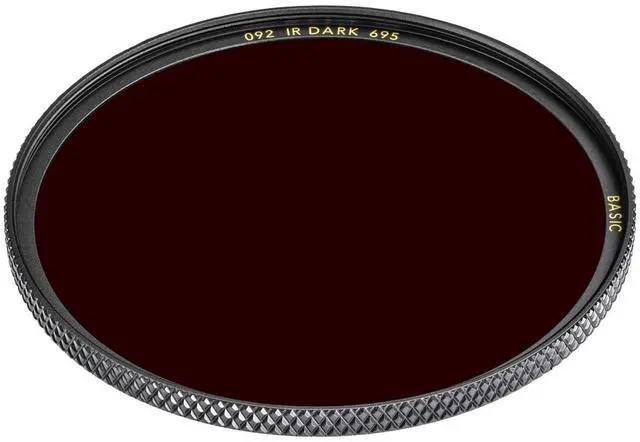 Main image of B + W 40.5mm Basic 092 Infrared Filter, Dark Red 695 #65-1102757