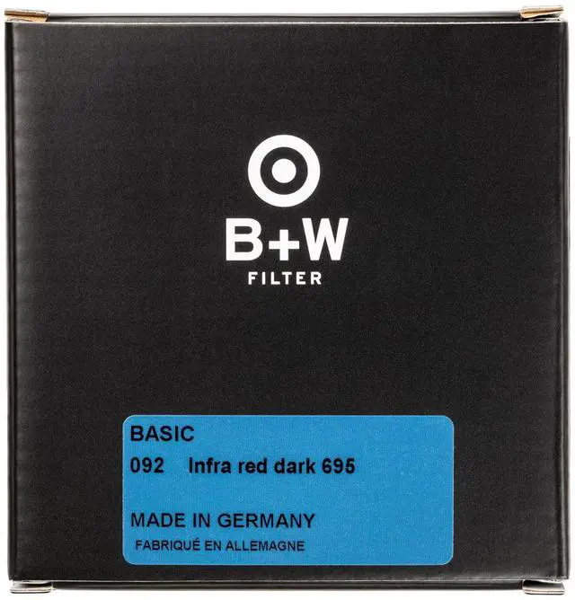 Alt view image 4 of 4 - B + W 40.5mm Basic 092 Infrared Filter, Dark Red 695 #65-1102757