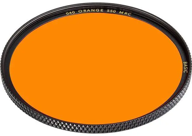 Main image of B + W 43mm Basic 040M MRC Filter, Orange 550 #66-1102654