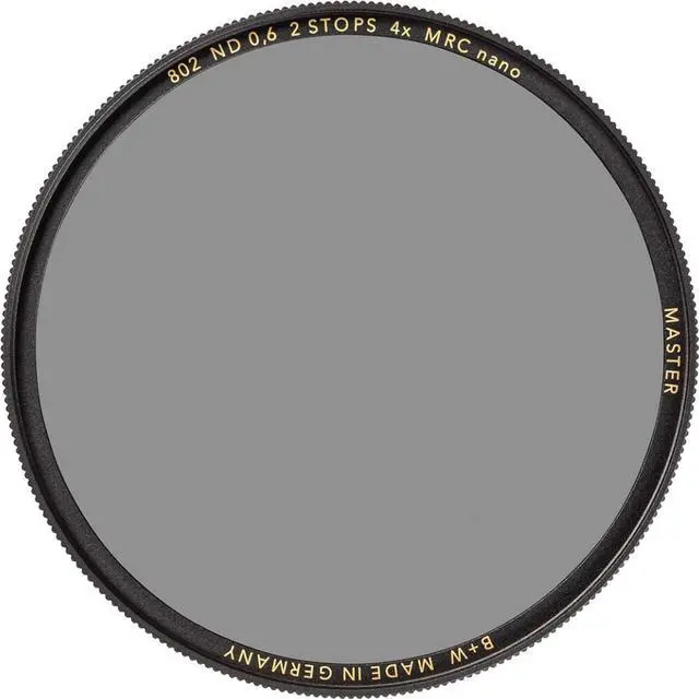 Alt view image 2 of 4 - B + W 55mm Master 802M ND 0.6 2-Stop MRC Nano Neutral Density Filter #66-1101540