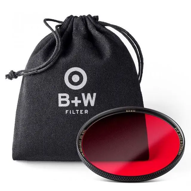 Alt view image 3 of 4 - B + W 58mm Basic 090M MRC Filter, Light Red 590 #66-1102681