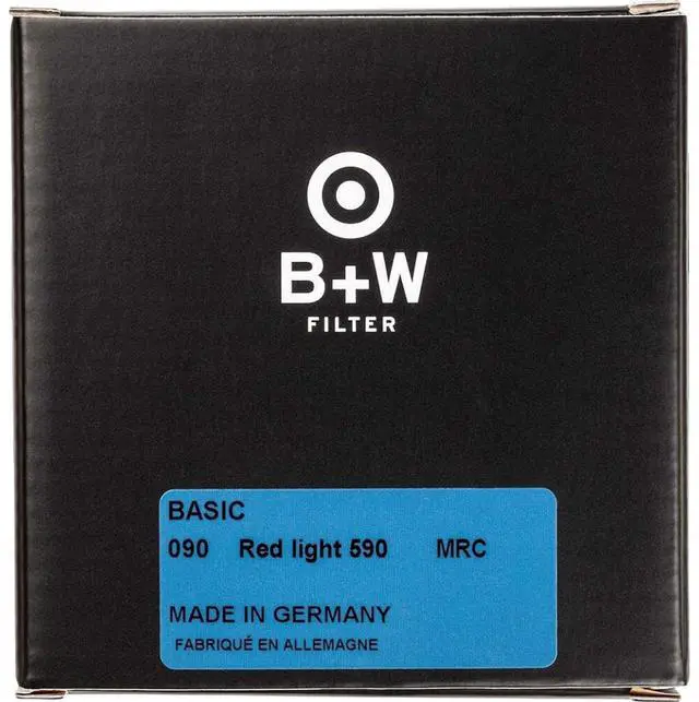 Alt view image 4 of 4 - B + W 58mm Basic 090M MRC Filter, Light Red 590 #66-1102681