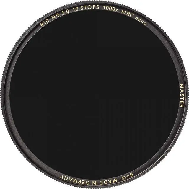 Alt view image 2 of 4 - B + W 60mm Master 810M ND 3.0 10-Stop MRC Nano Neutral Density Filter #661101612