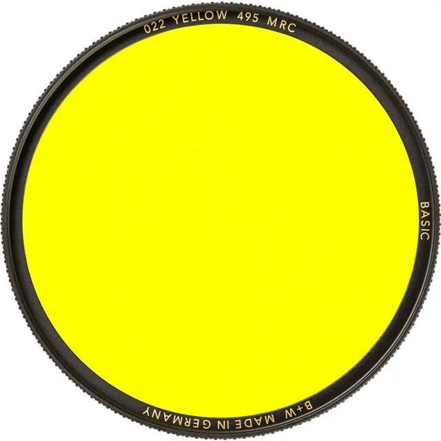 Alt view image 2 of 4 - B + W 72mm Basic 022M MRC Filter, Yellow 495 #66-1102645