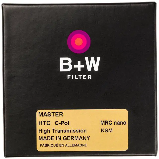 Alt view image 4 of 4 - B + W 77mm Master High Transmission Circular Polarizer MRC Nano Filter