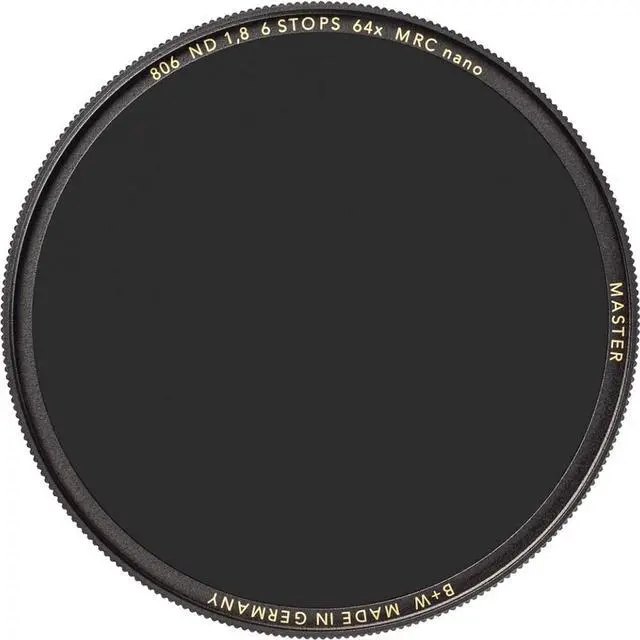 Alt view image 2 of 4 - B + W 82mm Master 806M ND 1.8 6-Stop MRC Nano Neutral Density Filter #66-1101583