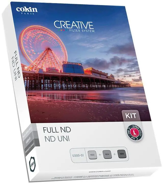 Alt view image 8 of 8 - Cokin 3 Piece Full Neutral Density Filter Kit for Z-Pro Series Holder, Large