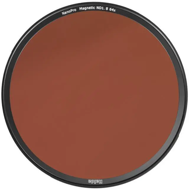 Alt view image 2 of 6 - Haida 58mm NanoPro Magnetic ND 1.8 (64x) 6-Stop Filter with Adapter Ring