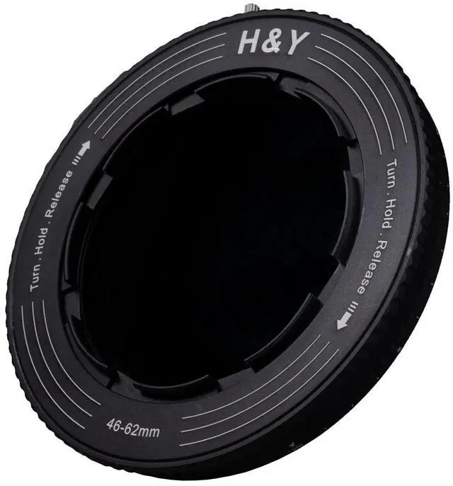 Alt view image 6 of 7 - H&Y RevoRing Variable ND3-ND1000 and CPL Filter with 46-62mm Variable Adapter