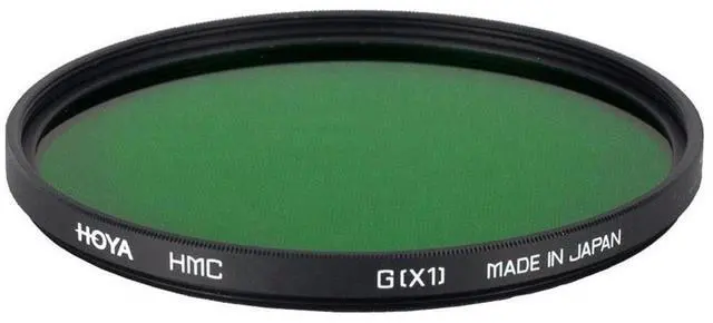 Main image of Hoya 77mm X1 Multi Coated Glass Filter - Green #A-77GRX1-GB