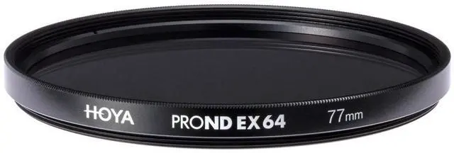 Main image of Hoya 77mm PROND EX 64 Neutral Density 1.8 6-Stop Filter #XPD-77NDEX64