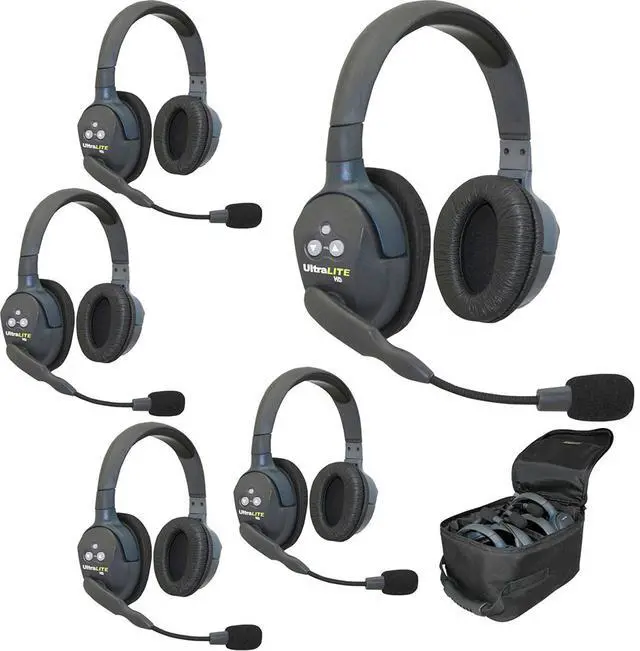 Main image of Eartec UL5D UltraLITE 5-Person Dual-Ear Headset System