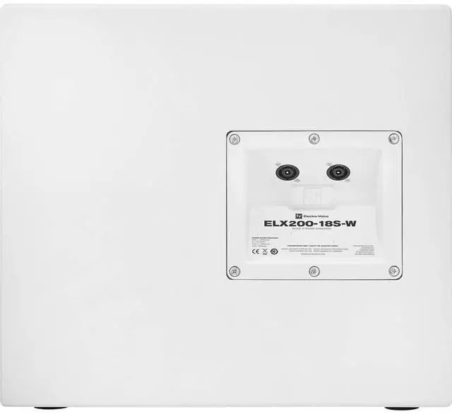 Alt view image 2 of 3 - Electro-Voice ELX200-18S 18" 1600 W Passive Subwoofer, White #F.01U.361.345
