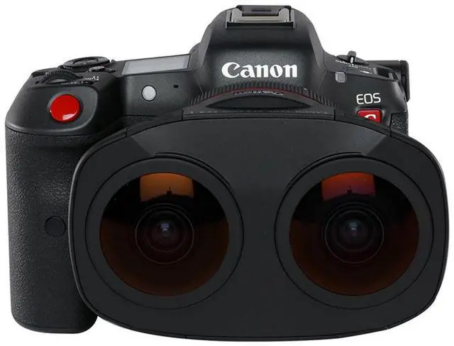 Alt view image 6 of 11 - Canon VR Content Creator Kit - EOS R5 C Full-Frame Hybrid Camera and RF5.2mm F2.8 L Dual Fisheye Lens