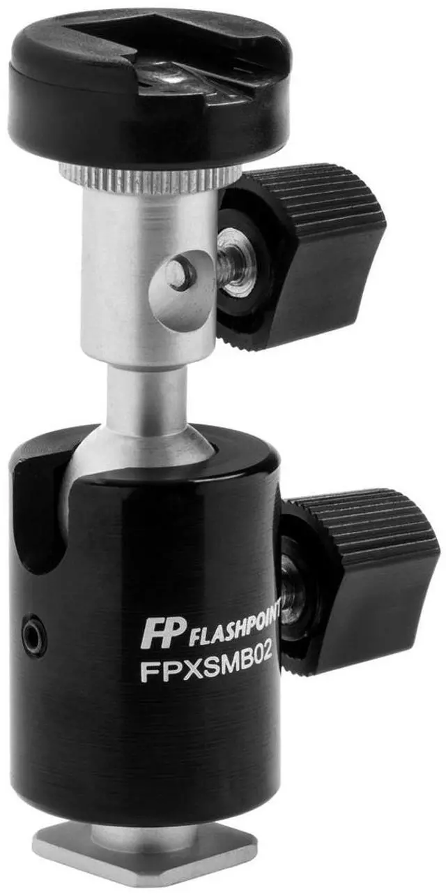 Alt view image 2 of 5 - Flashpoint Modular Mini Ballhead with Umbrella Bracket