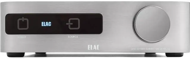 Alt view image 5 of 7 - Elac Discovery Series WiFi Streaming Integrated Amp (Ds-A101-G) SILVER