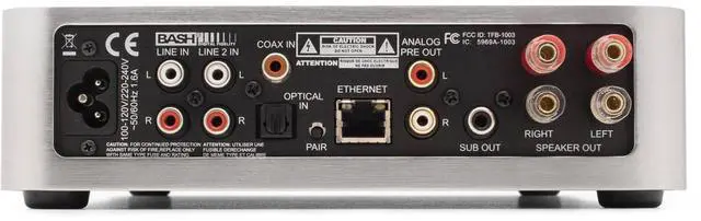 Alt view image 6 of 7 - Elac Discovery Series WiFi Streaming Integrated Amp (Ds-A101-G) SILVER