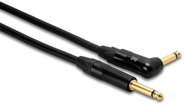 Alt view image 6 of 6 - Hosa Edge Guitar Cable, Neutrik Straight to Right Angle, 10 Feet