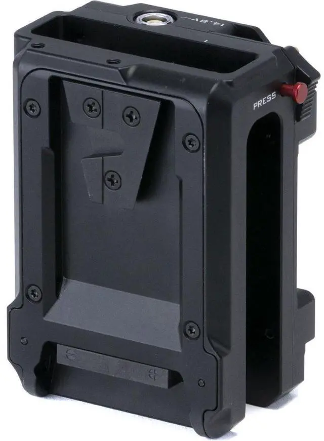 Alt view image 2 of 3 - Tilta Gold Mount Battery Plate for RED V-RAPTOR, Black #ESR-T08-BP-AB