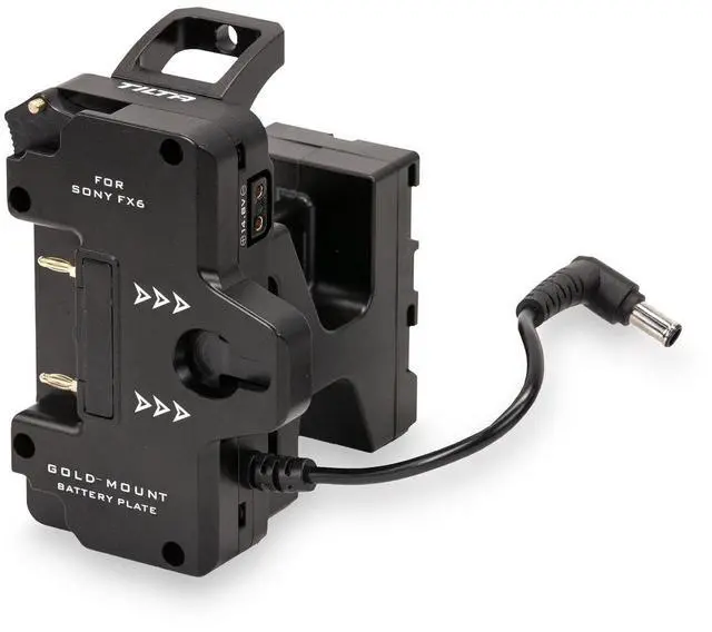 Main image of Tilta Battery Plate for Sony FX6, Gold Mount #ES-T20-BTP-AB