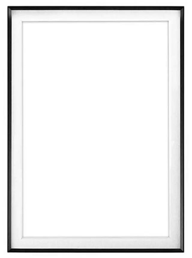 Main image of Framatic Fineline 16x20" Aluminum Frame, Matted for a 8x10" Photograph, Black