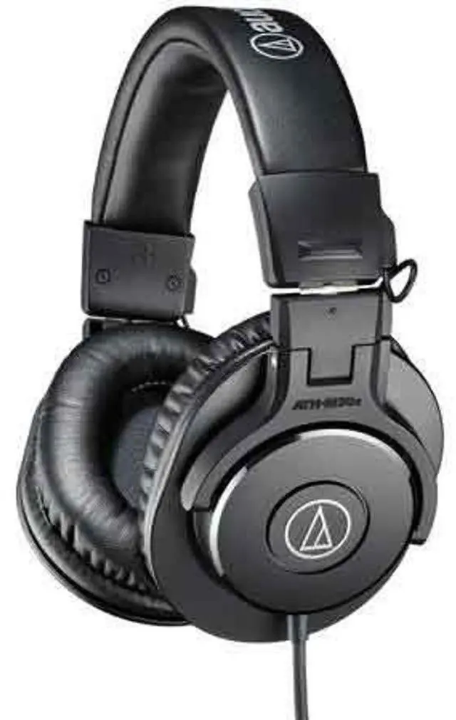 Alt view image 2 of 6 - Audio-Technica 3 PACK ATH-M30x Professional Monitor Headphones, 96dB, 15-20kHz, Black - With Microfiber Cloth