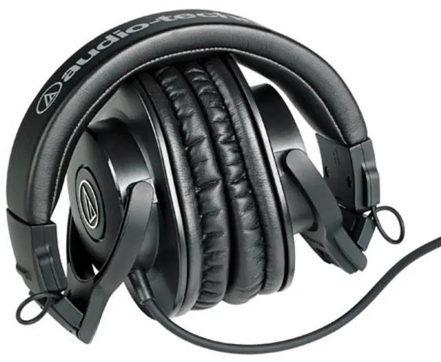 Alt view image 4 of 6 - Audio-Technica 3 PACK ATH-M30x Professional Monitor Headphones, 96dB, 15-20kHz, Black - With Microfiber Cloth