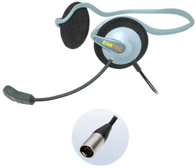 Main image of Eartec Monarch Midweight Dual-Ear Headset with 5-Pin XLR Male Connector #MO5XLRM