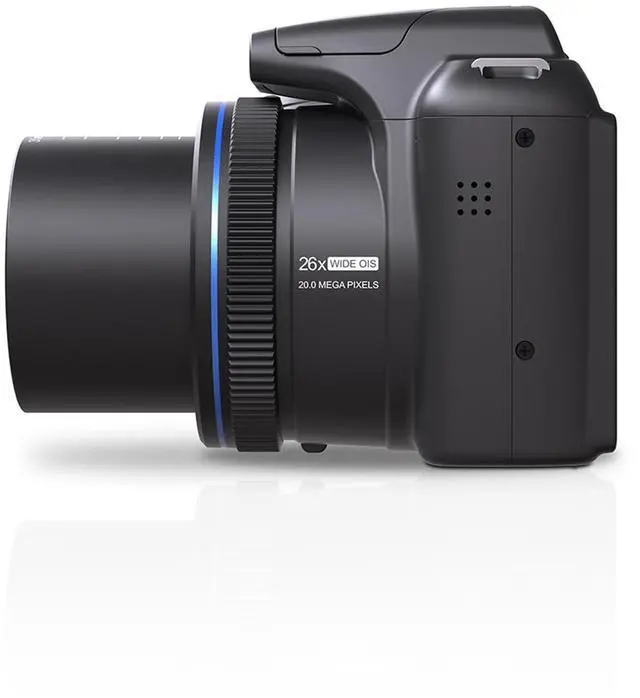 Alt view image 5 of 8 - Minolta 20 Mega Pixels 26x Optical Zoom Digital Camera with 1080p FHD Video, Black