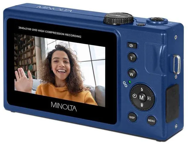 Alt view image 3 of 4 - Minolta Minolta MND25 Digital Camera, Blue