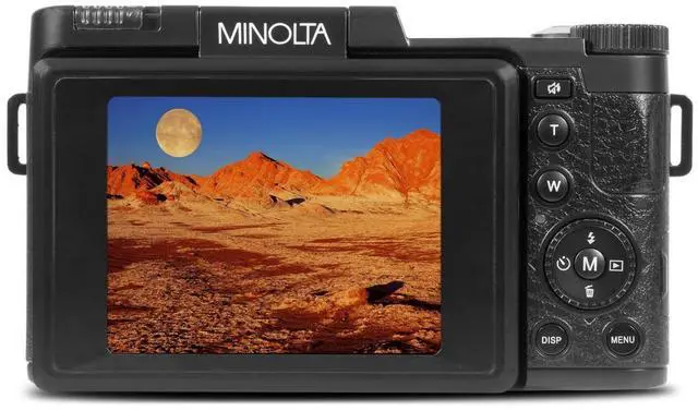 Alt view image 7 of 7 - Minolta MND30 30MP 2.7K QHD 3.0" LCD Screen Digital Camera, Blue