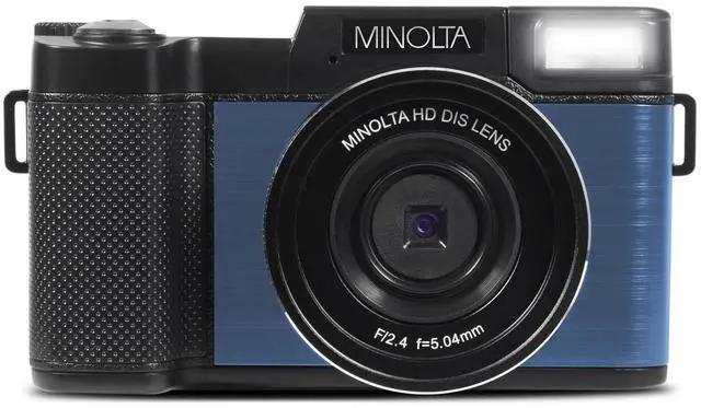 Alt view image 6 of 7 - Minolta MND30 30MP 2.7K QHD 3.0" LCD Screen Digital Camera, Blue