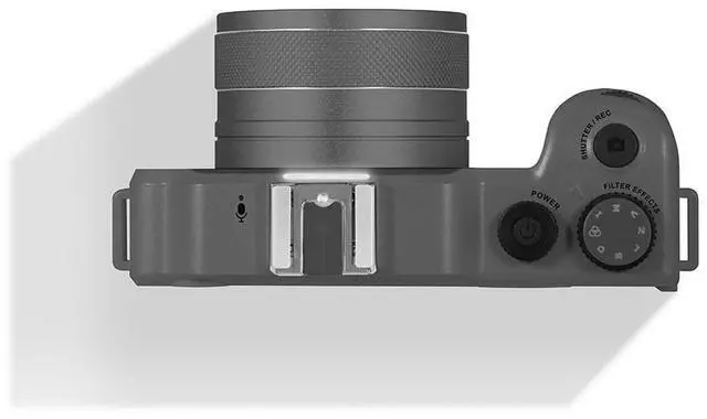 Alt view image 3 of 5 - Minolta Minolta MND55 64 MP AF 4K Ultra HD Digital Camera with WiFi, Gray