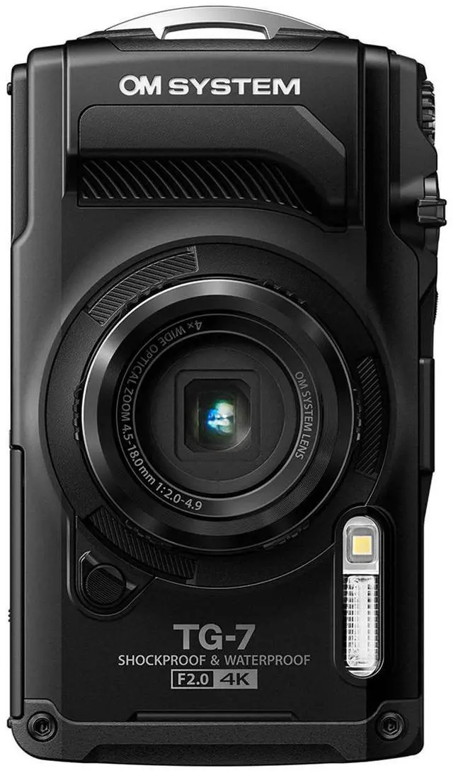 Alt view image 16 of 16 - OM System Tough TG-7 12 Megapixel Compact Camera (Black)