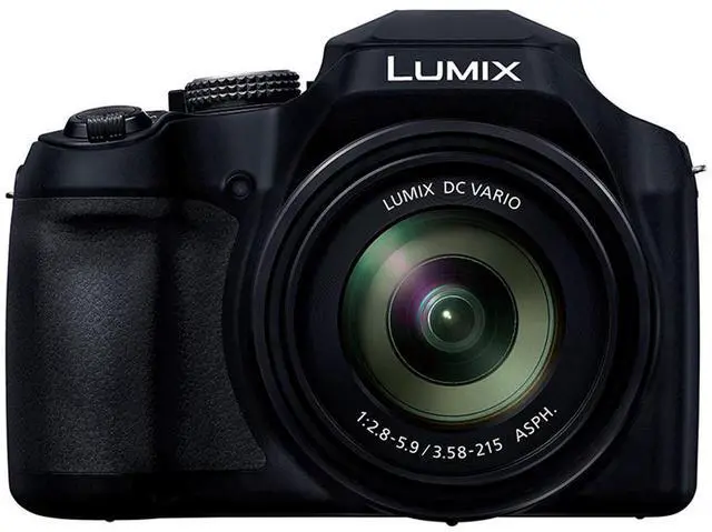 Alt view image 2 of 7 - Panasonic LUMIX FZ80D 18.1MP Point & Shoot Digital Camera, Bundle with 128GB Memory Card, Battery, Tripods, Microphone, W49 Light and Software Kit