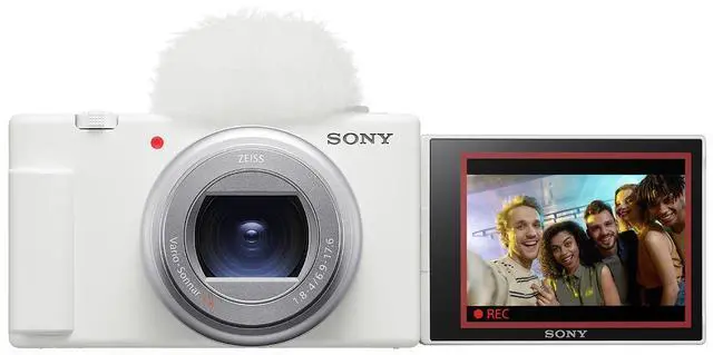 Alt view image 13 of 19 - Sony ZV-1 II Vlog Camera for Content Creators and Vloggers (White)
