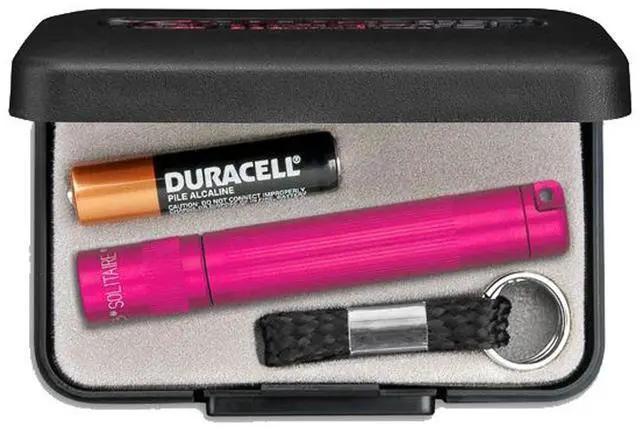 Alt view image 2 of 3 - MagLite Solitaire 1-Cell AAA LED Flashlight, Presentation Box, Hot Pink #J3AKY2