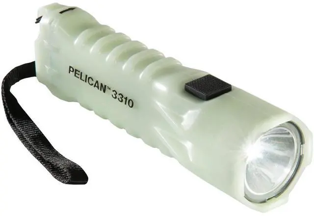 Main image of Pelican 3310CC Correct Color LED Flashlight, Photoluminescent Green, AA Battery