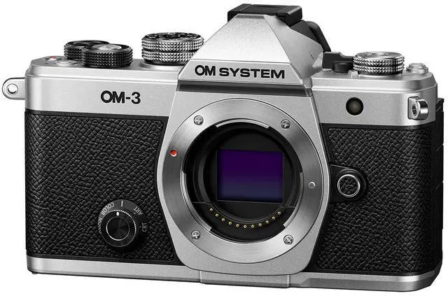 Alt view image 3 of 8 - OM System Om-3 Mirrorless Micro Four Thirds Lens System Camera with Backside-Illuminated Stacked Live MOS Sensor and Built-In 5-Axis Sensor-Shift Image Stabilization