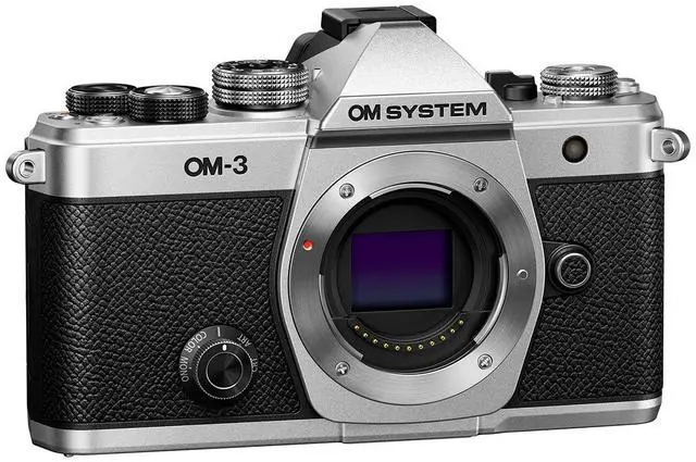 Alt view image 4 of 8 - OM System Om-3 Mirrorless Micro Four Thirds Lens System Camera with Backside-Illuminated Stacked Live MOS Sensor and Built-In 5-Axis Sensor-Shift Image Stabilization