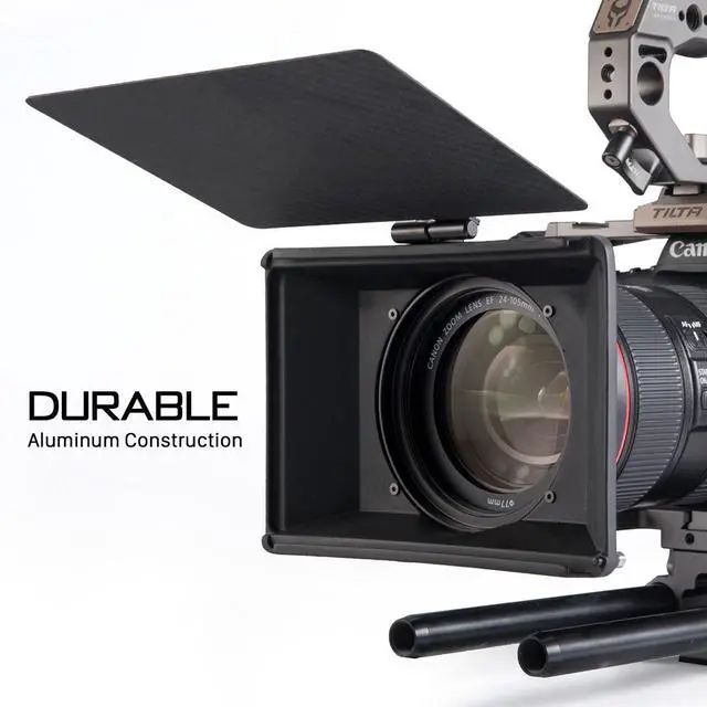 Alt view image 5 of 6 - Tilta 77mm Adapter Ring for Mini Clamp-On Matte Box, Black #MB-T15-77