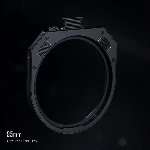 Alt view image 7 of 7 - Tilta 95mm Rotatable Circular Filter Tray for Mirage Matte Box, Black #MBT16RCF
